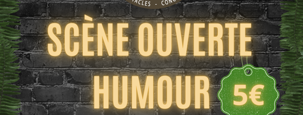 SCENE OUVERTE HUMOUR - 21h