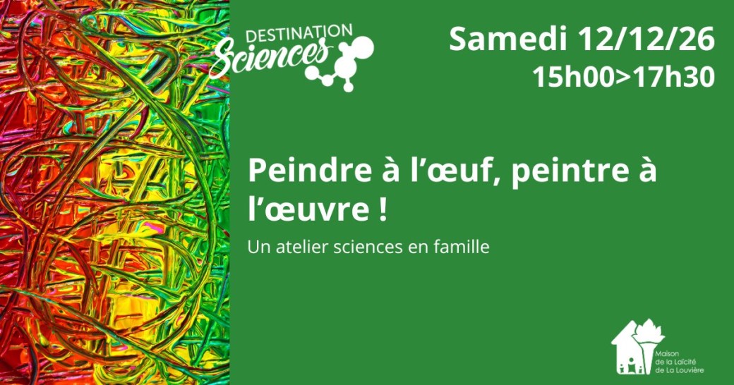 Sciences en famille : Peindre à l'œuf, peintre à l'œuvre !