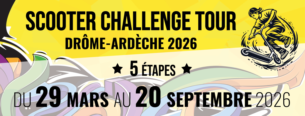 Scooter Challenge Tour Drôme - Ardèche
