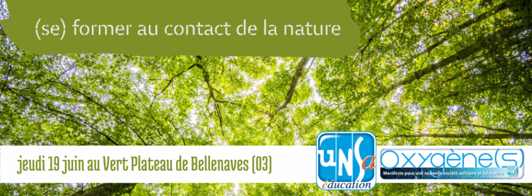 (se) former au contact de la Nature