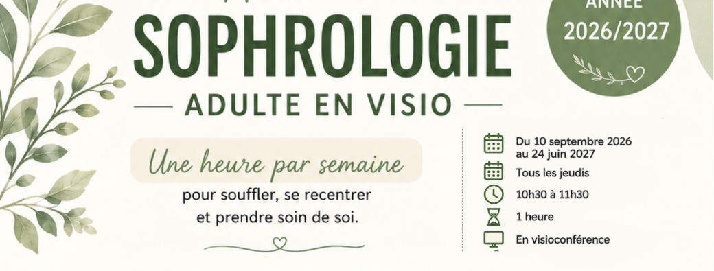 Séance de sophrologie en visio