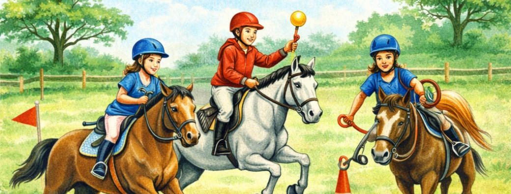 Séance collective Jeux à Poney