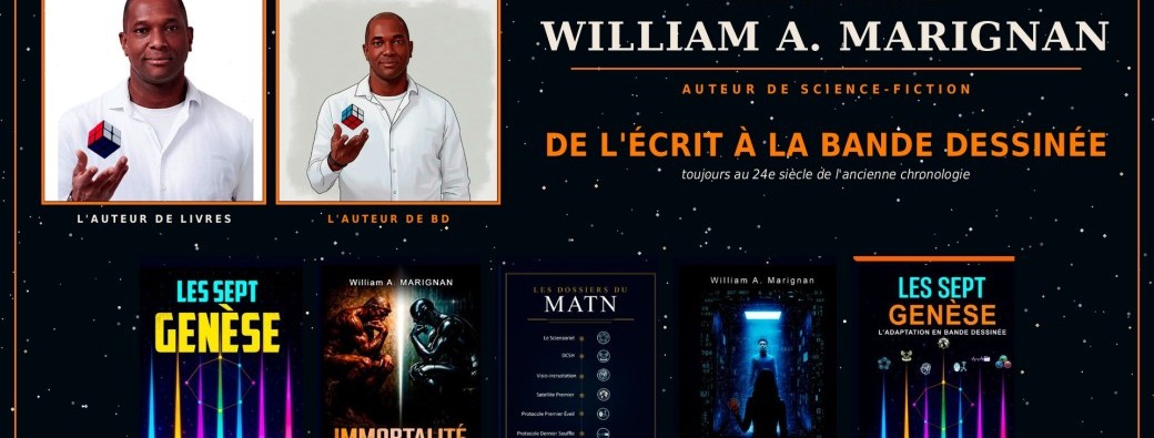 Séance de dédicace livres science-fiction - William A. Marignan