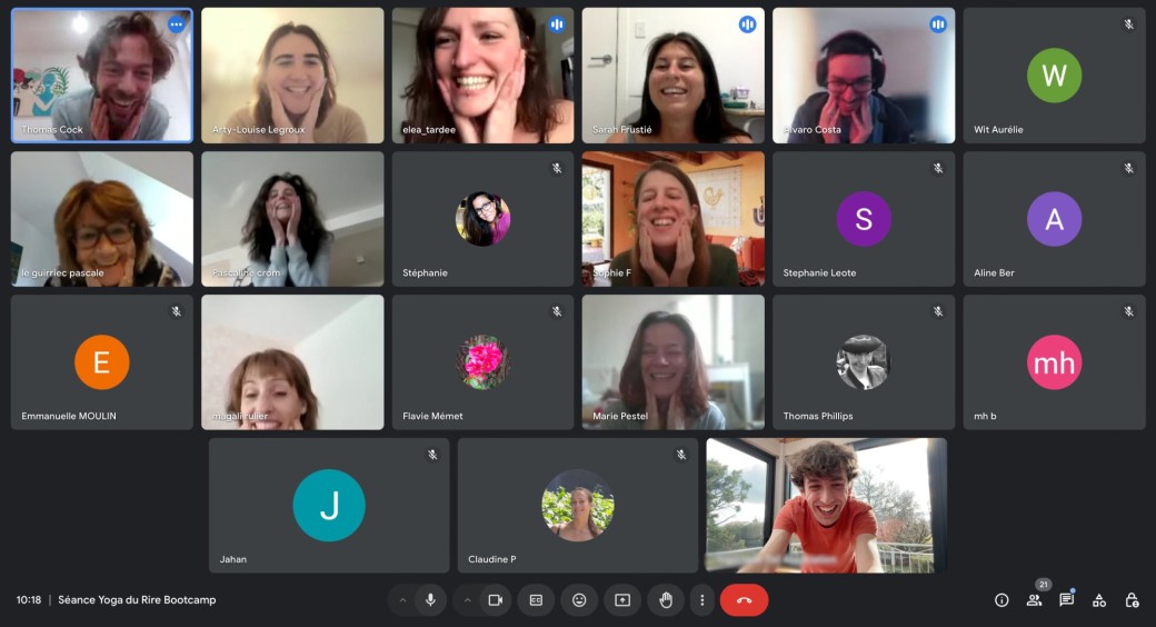 Séance de Rire en ligne 07/07