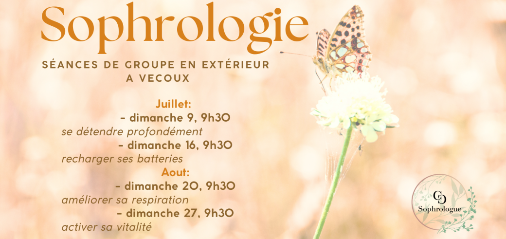 Séance de sophrologie extérieur en groupe VOSGES