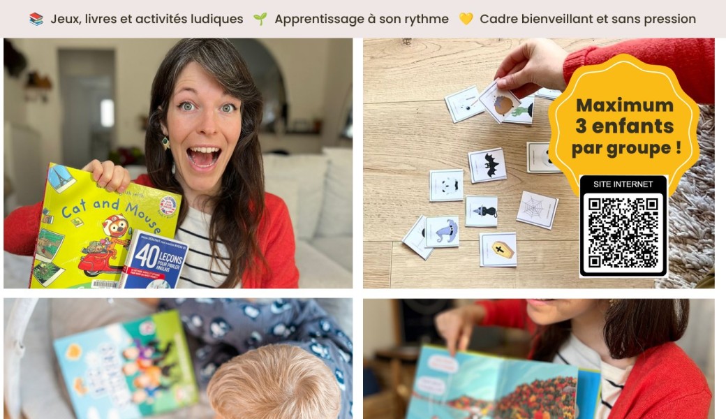 Séance "découverte" 09h30 - 10h30 / Atelier d'Anglais Enfants (6-12ans)