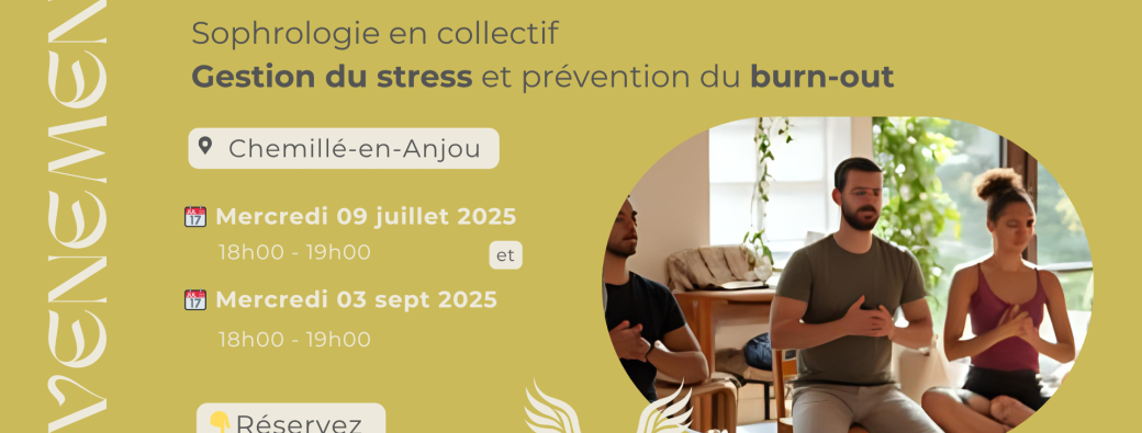 Séance découverte Sophrologie Gestion du stress et Burn-out