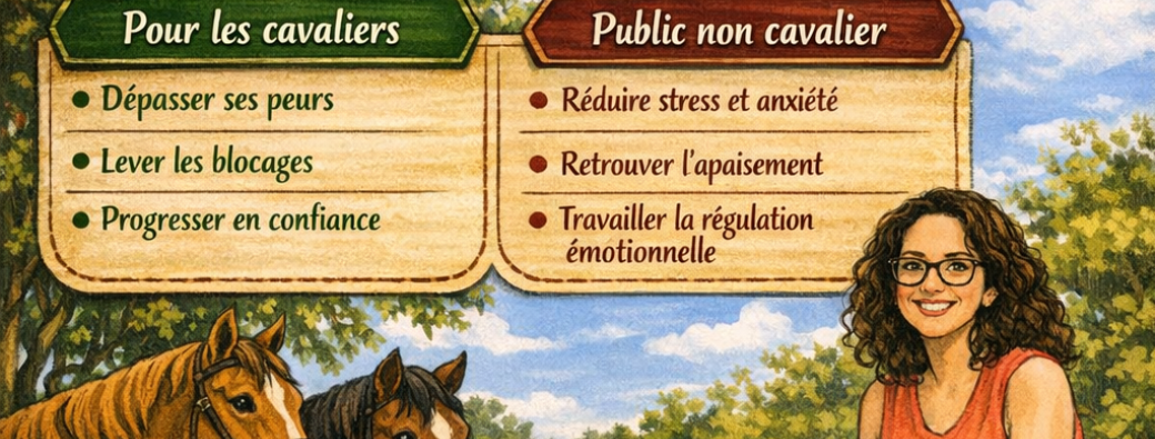 Séance d’accompagnement par le cheval – Spécial cavaliers
