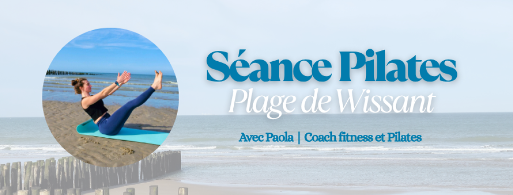 Séance Pilates Plage Wissant 
