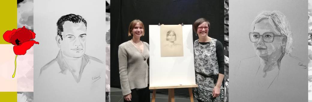Séances de pose · Croquis de portraits · 4 au 6 juillet 2025 · Musée de Gorze