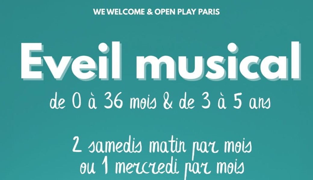 Seances decouverte EVEIL MUSICAL 6 et 10 sept