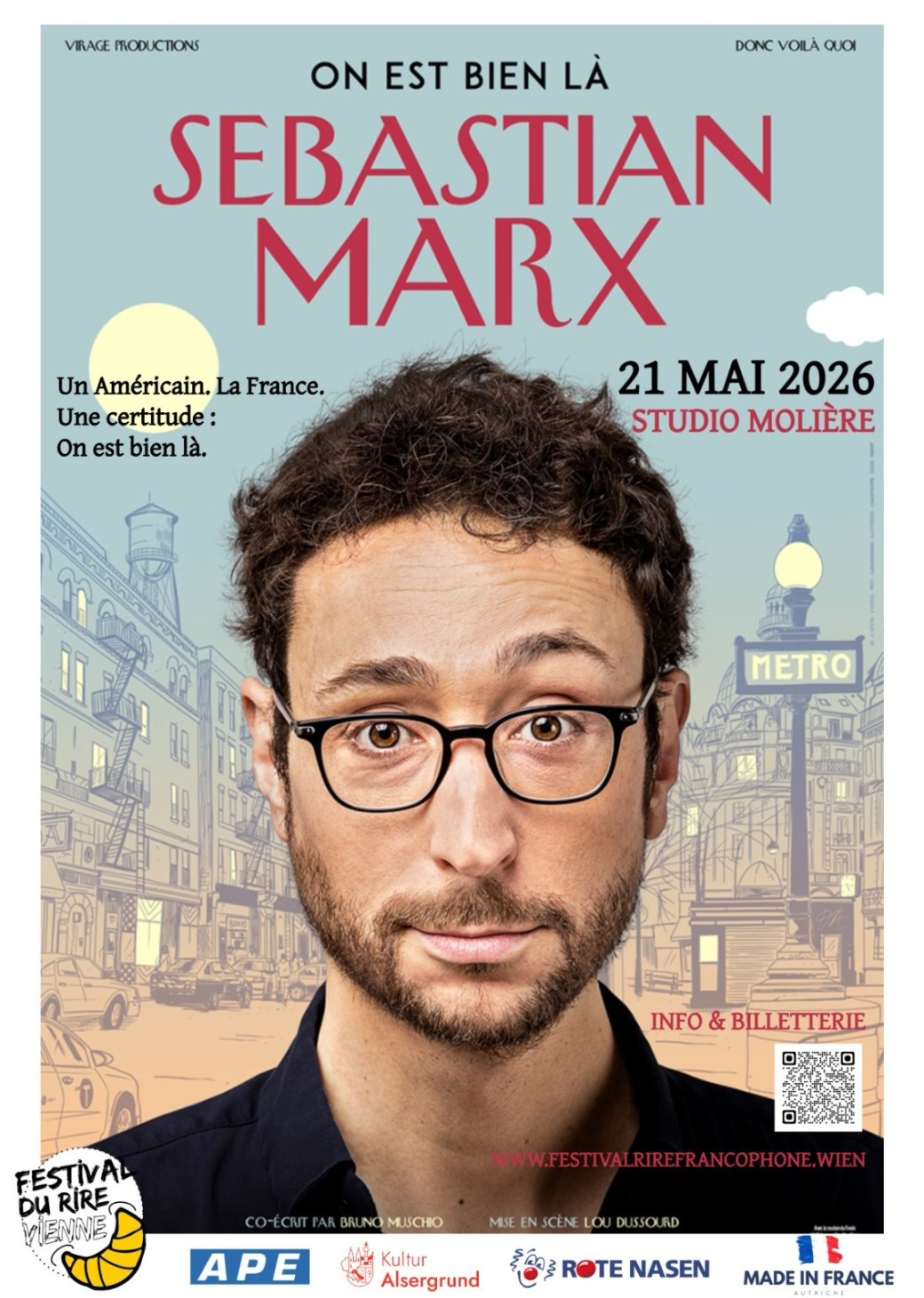 Sebastian Marx au Festival du rire à Vienne [AT] 21 Mai 2026