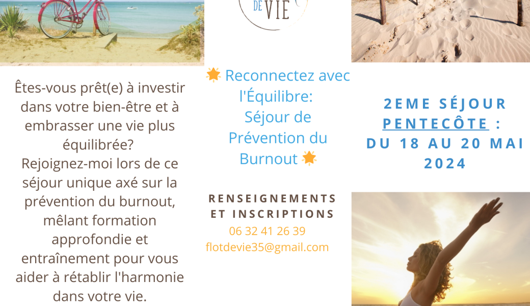 Séjour reconnexion à l'équilibre, prévention du burn-out