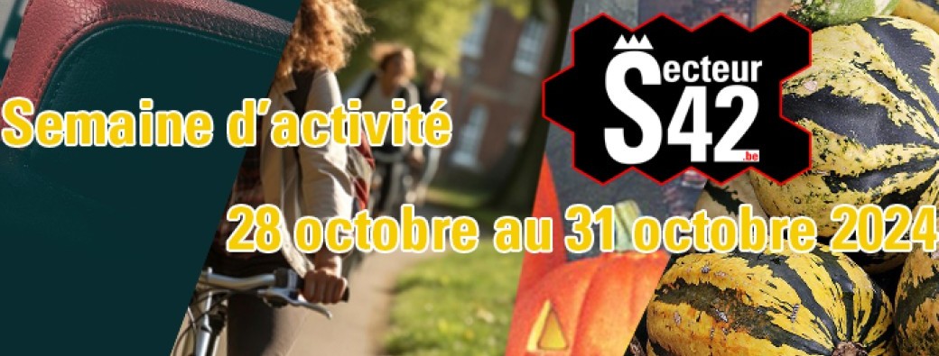 Semaine activités - 28-31 Octobre 2024