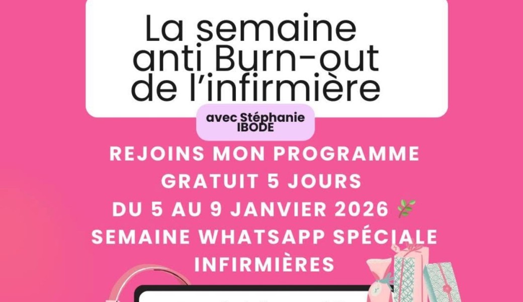 Semaine de l’infirmière gratuite sur what’s app