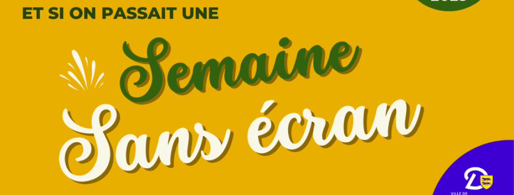 Semaine sans écran
