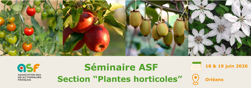 Séminaire ASF - Section "Plantes horticoles"