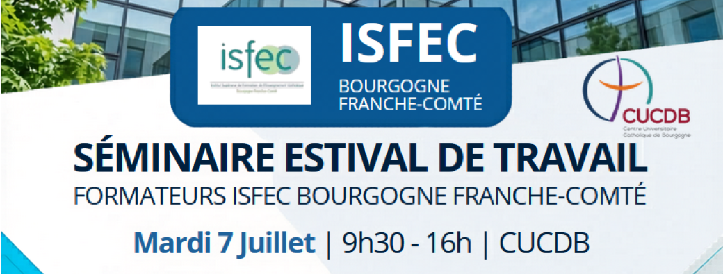 Séminaire de travail formateurs ISFEC