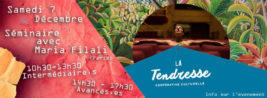 Séminaire intermédiaire de 3h avec Maria Filali