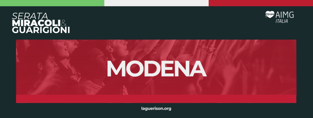 Serate di  Miracoli e Guarigioni Modena