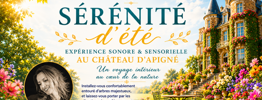 Sérénité d'été au Chateau d'Apigné 