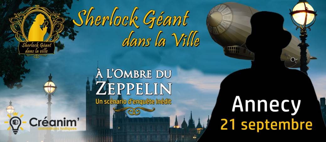 Sherlock Géant dans la Ville - Annecy - 21 septembre