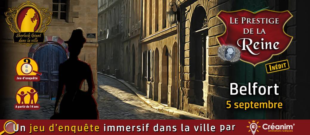 Sherlock Géant dans la Ville - Belfort - 5 septembre Sherlock Géant dans la Ville - Belfort - 5 septembre