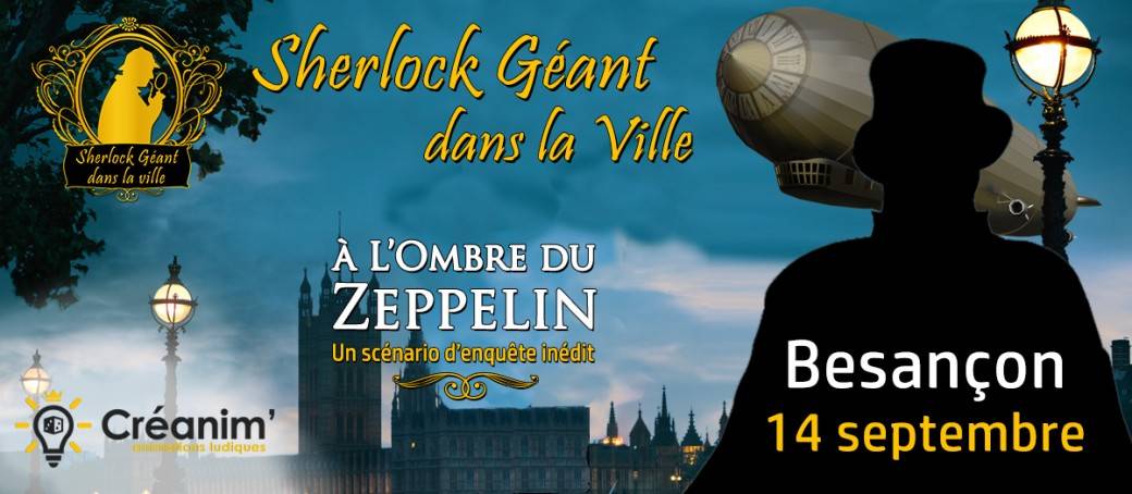 Sherlock Géant dans la Ville - Besançon - 14 septembre