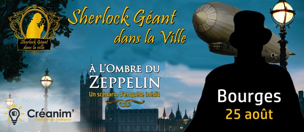 Sherlock Géant dans la Ville - Bourges - 25 août