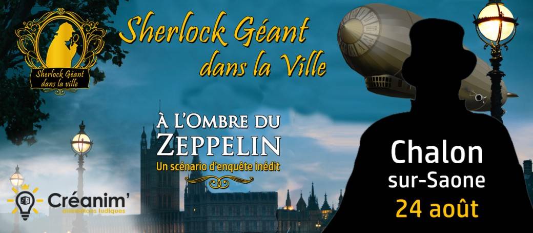 Sherlock Géant dans la Ville - Chalon sur Saône - 24 août