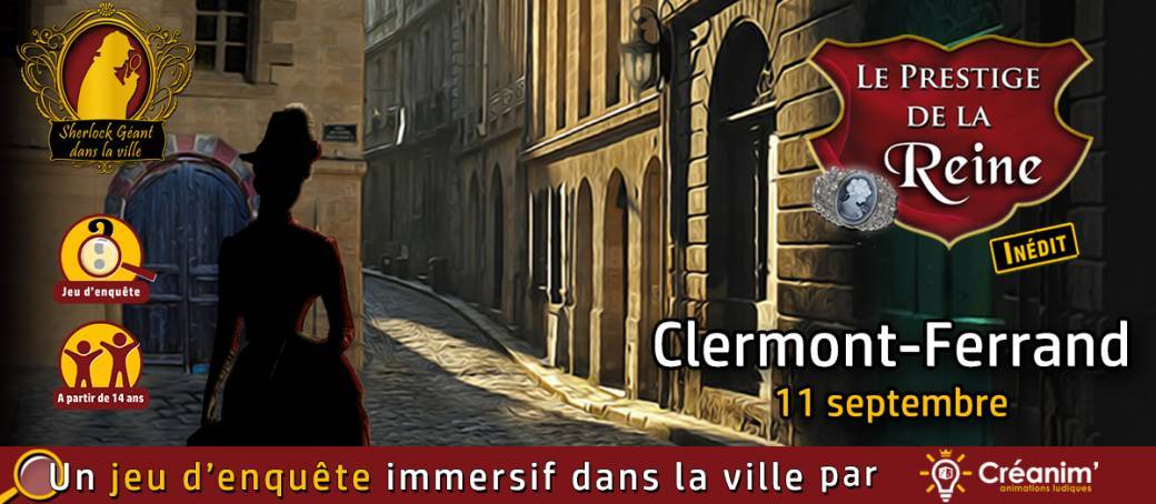 Sherlock Géant dans la Ville - Clermont-Ferrand - 11 septembre