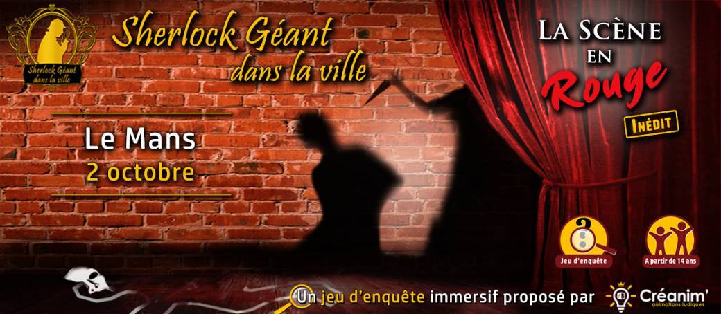 Sherlock Géant dans la Ville - Le Mans - 2 octobre