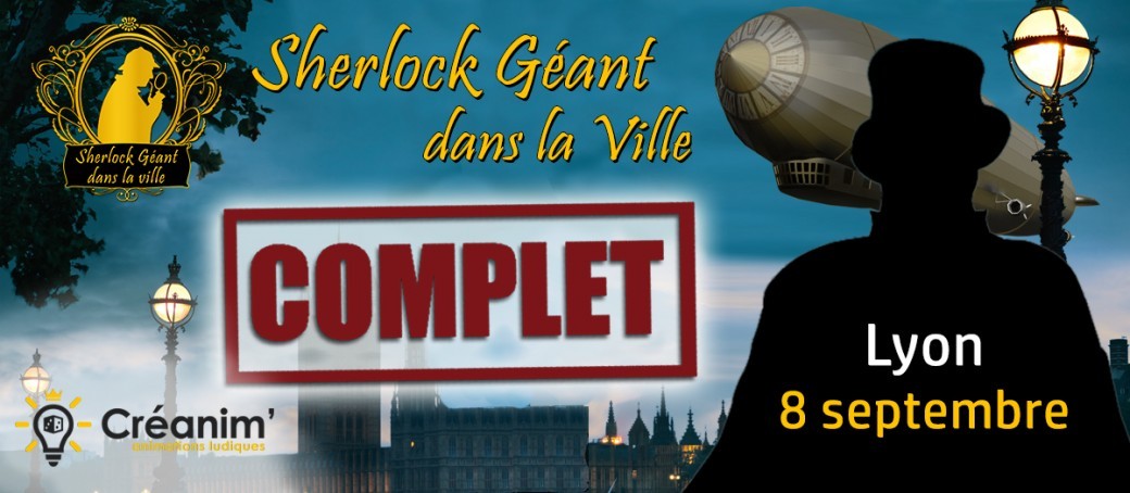 Sherlock Géant dans la Ville - Lyon - 8 septembre