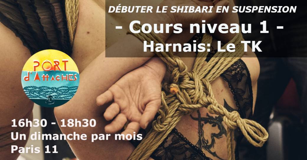 Shibari en suspension - Niveau 1 : Harnais  (TK) Shibari en suspension - Niveau 1 : Harnais  (TK)