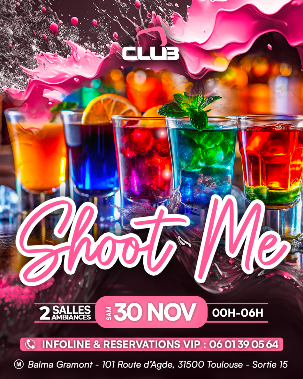 Shoot Me - Free Pass 00H-01H 