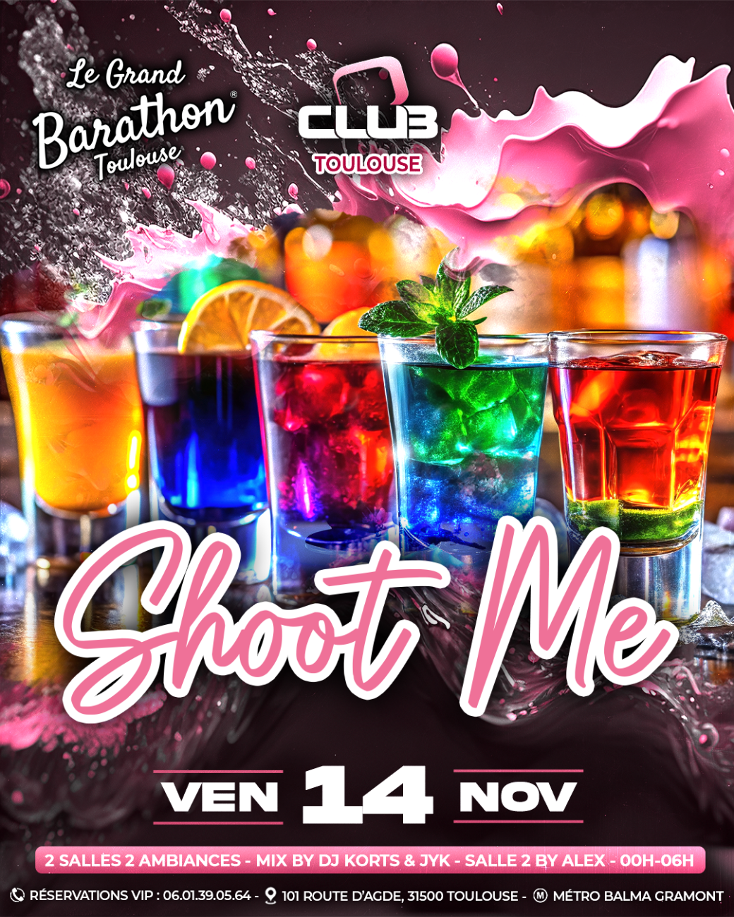 SHOOT ME - FREE PASS 00H-01H