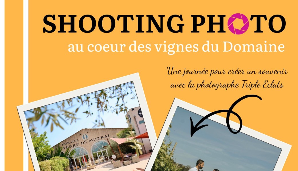 Shooting photo au coeur des vignes