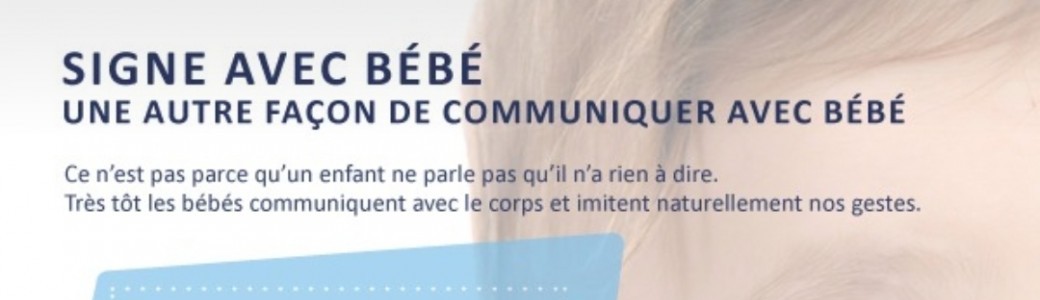 signe avec bébé