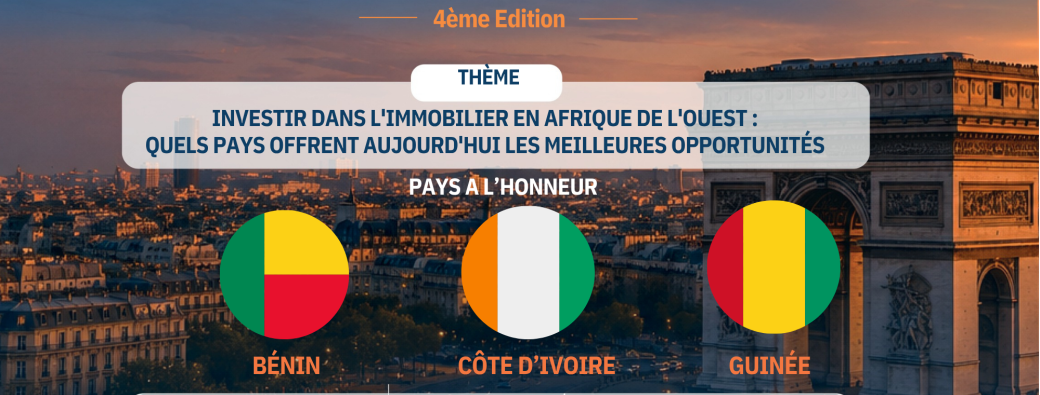 SIIMMOAF 2026 -  (Soirée de l’Investissement Immobilier en AFrique) - 4ème édition - Paris