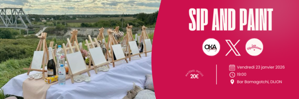 SIP AND PAINT avec Les Dijonnaises