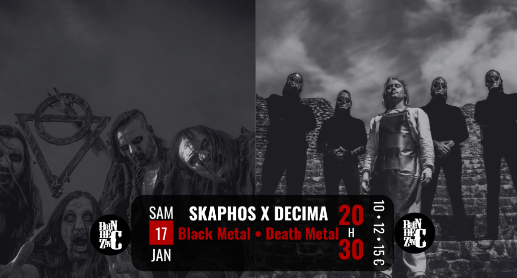 SKAPHOS x DECIMA (Black Metal • Death Metal)