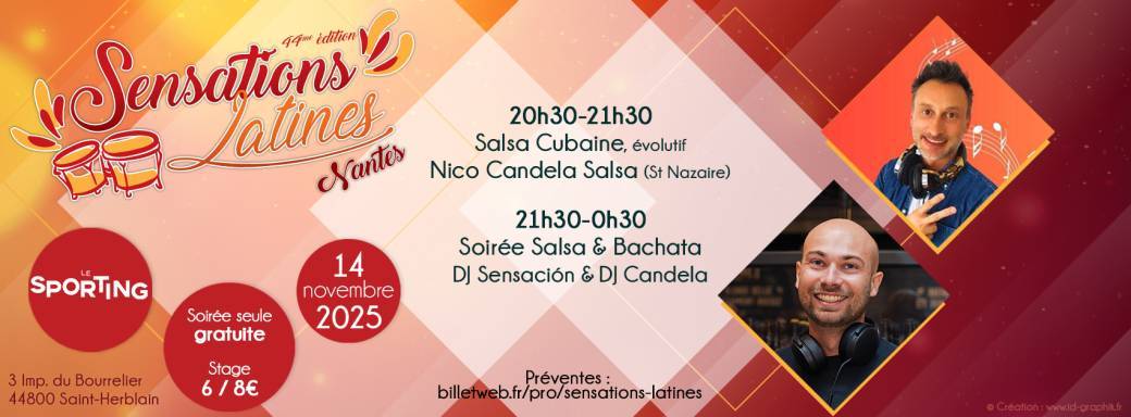 Sensations Latines #44 - Salsa & Bachata au Sporting !