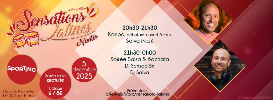Sensations Latines #45 - Salsa & Bachata au Sporting !
