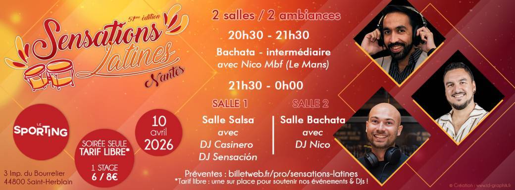  Sensations Latines - #51 - Salsa & Bachata au Sporting Nantes !