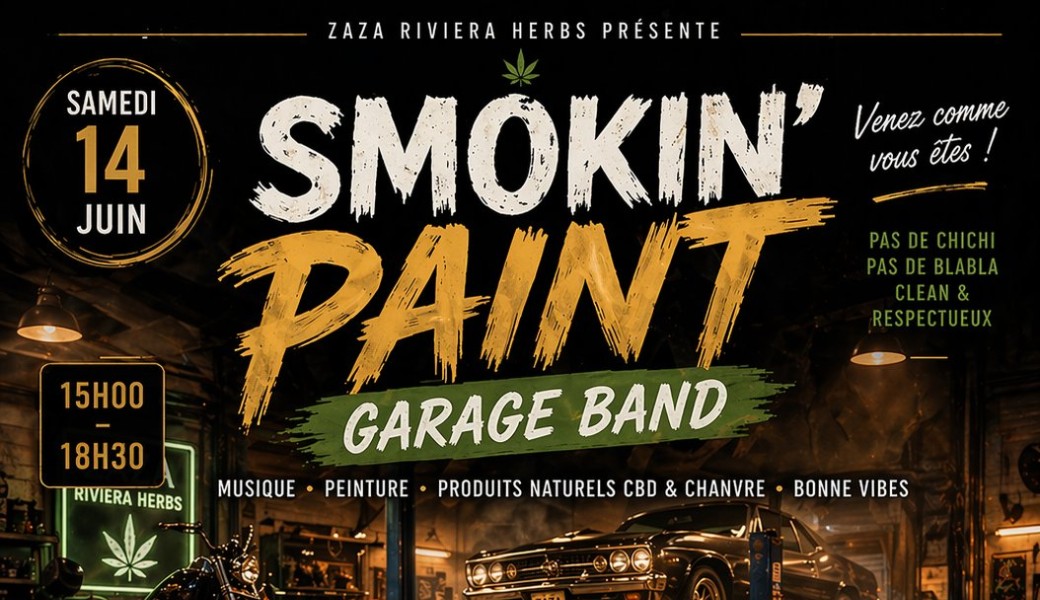 Smokin' Paint by Zaza  Riviera Herbs