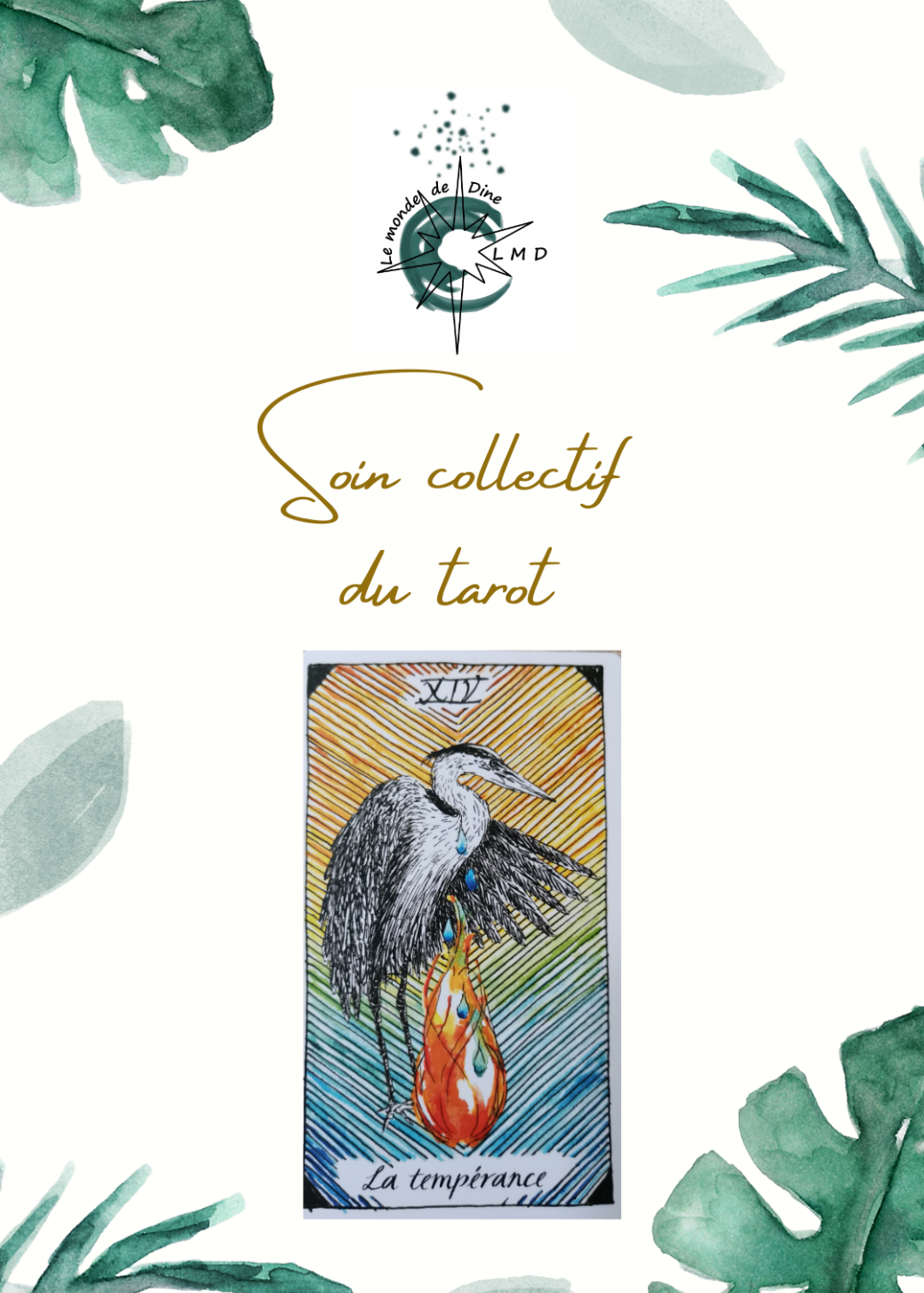 Soin du tarot : La tempérance 