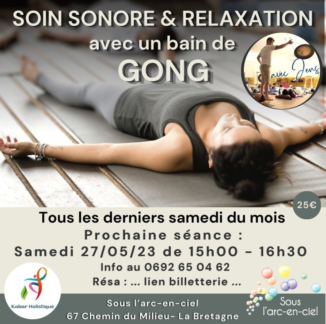 Soin Sonore & Relaxation avec un bain de GONG