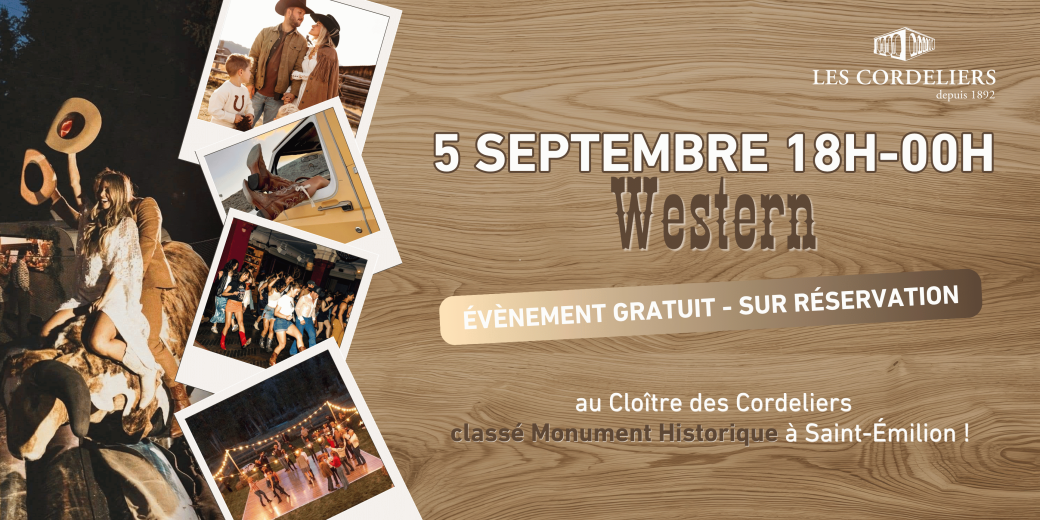 SOIRÉE WESTERN - SAMEDI 5 SEPTEMBRE  18H-00H