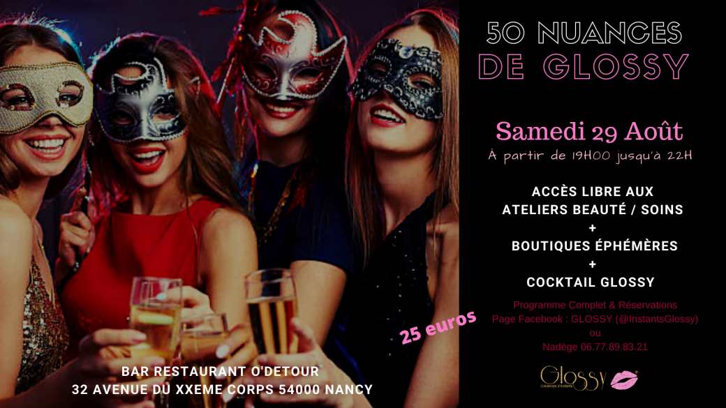  Soirée 50 Nuances De GLOSSY 29 AOUT  2020
