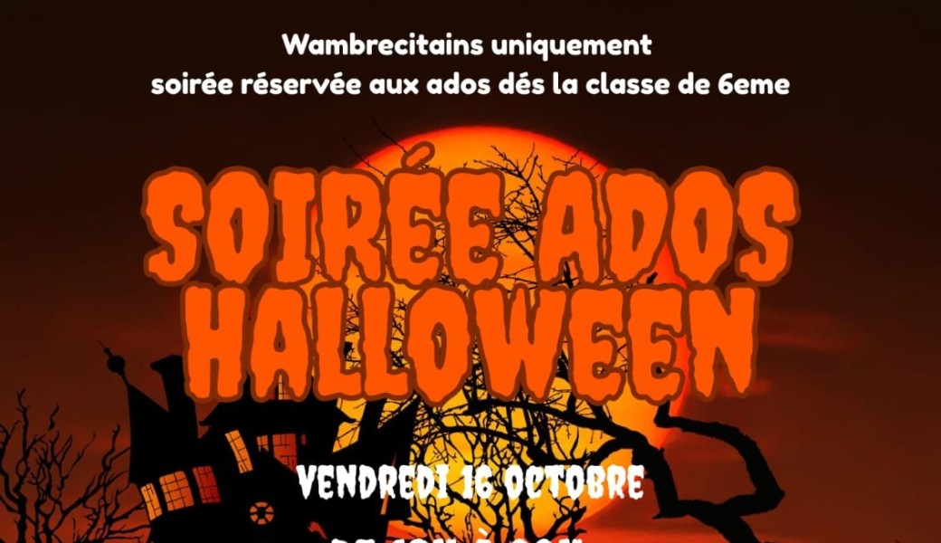 Soirée ados Halloween